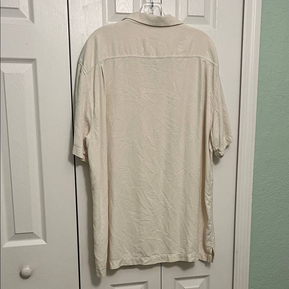 Tommy Bahama Beige Short Sleeve Shirt - Picture 2 of 7